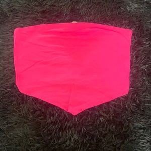 Hot pink Y2K tube top